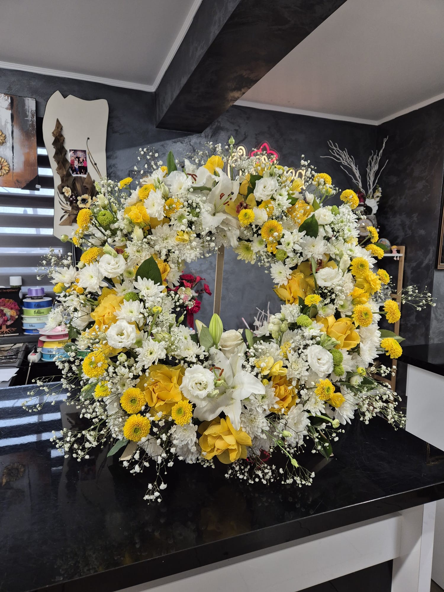 Coroana Funerara Naturala Rotunda