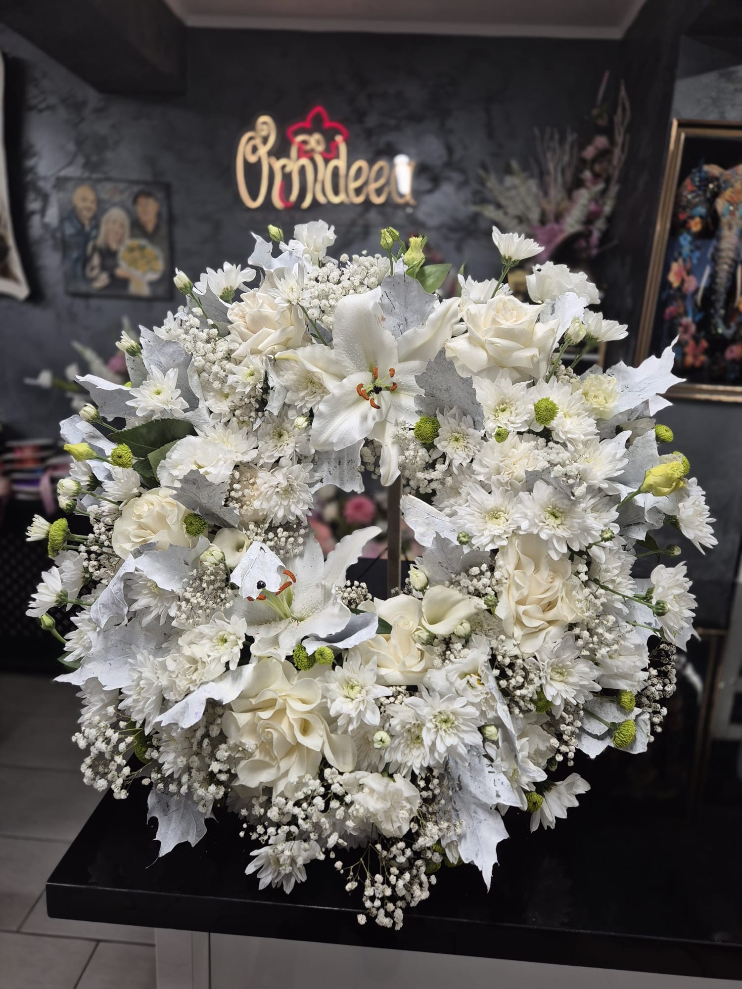 Coroana Funerara Naturala Rotunda