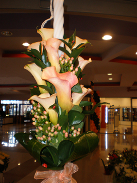 Lumanare botez din 9 cale somon si hipericum 