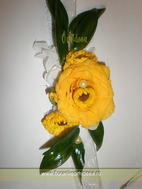 Bratara domnisoara de onoare - galben