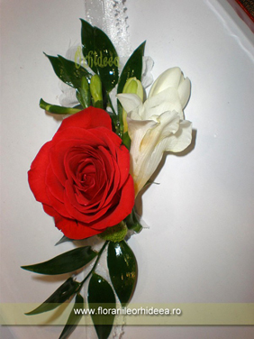 Bratara domnisoara de onoare - rosu