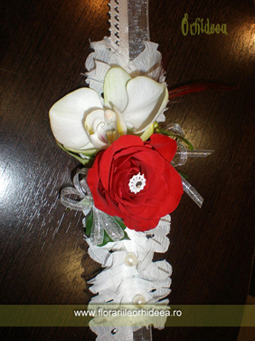 Bratara trandafir, orhidee