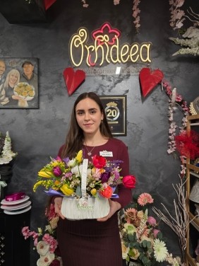 Cos ”Belesa” - Flori de primavara 