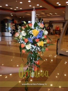 Lumanare de botez "Scanteietor"